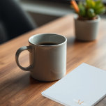 Personalised Name Monogram Notepad<br><div class="desc">Modern,  elegant and trendy notepad featured here in dusty blue with tan monogram and white name typography. Colours can be customised to your choosing</div>