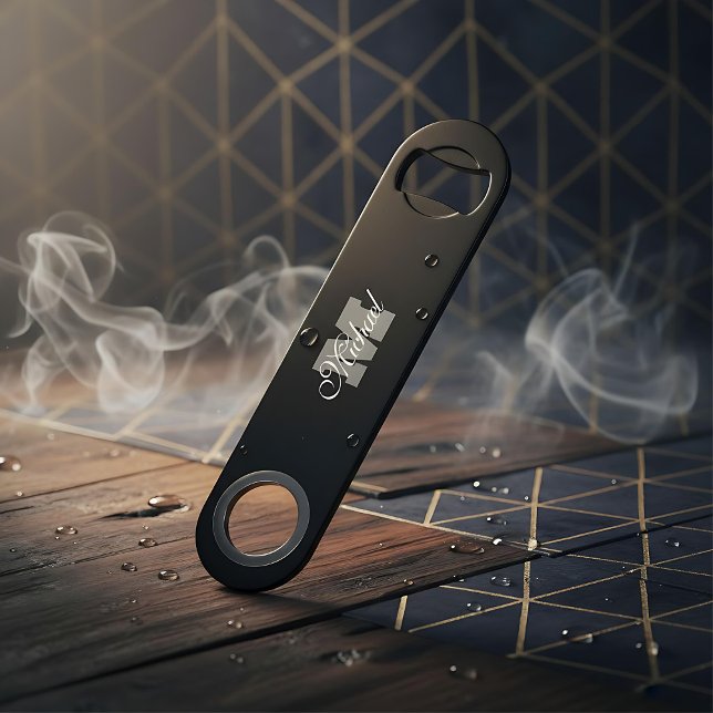 Personalised name monogram Pro Speed bottle opener (Creator Uploaded)