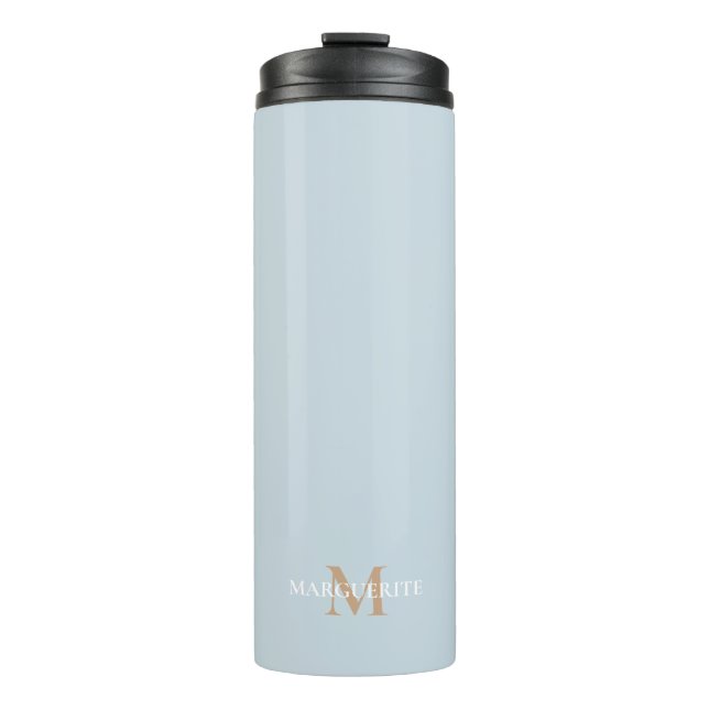 Personalised Name Monogram Thermal Tumbler (Front)