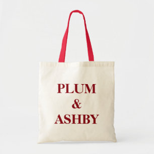 Personalised name monogram tote bag