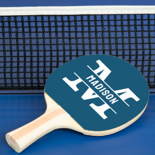 Personalised Name Monogramm Table Tennis Rackets Ping Pong Paddle