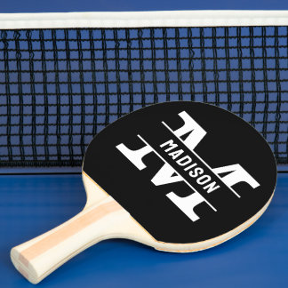 Personalised Name Monogramm Table Tennis Rackets Ping Pong Paddle