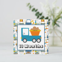 Personalised Name Monthly Milestone Markers Invita