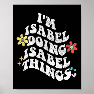 Personalised Name Mothers Day Outfit For Women Isa Poster