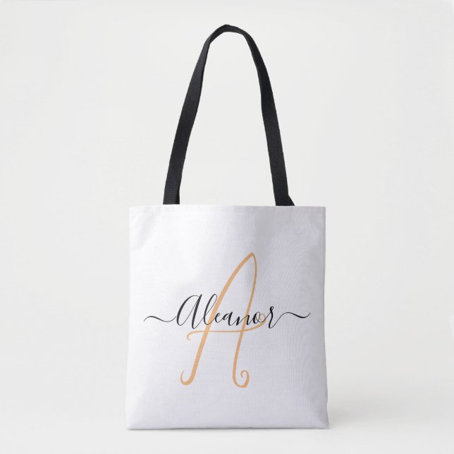  Personalised Name  Mother's  stylish Gift Tote Bag (Front)