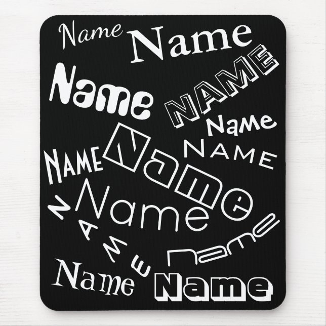 Personalised Name Mouse Mat (Front)