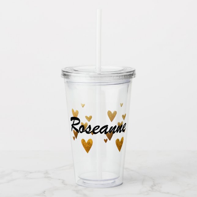 Personalised Name Mug Acrylic Tumbler (Front)