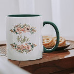 Personalised Name Mug | Custom Gifts for Her<br><div class="desc">Personalizable name mug with watercolor flowers. A great gift for bridesmaids,  maid of honour,  mum,  grandma,  teachers,  nurses,  or anyone who likes flowers!</div>