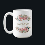 Personalised Name Mug | Custom Gifts for Her<br><div class="desc">Personalizable name mug with watercolor flowers. A great gift for bridesmaids,  maid of honour,  mum,  grandma,  teachers,  nurses,  or anyone who likes flowers!</div>