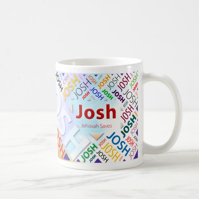 Personalised Name Mug Josh (Right)