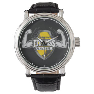 Personalised NAME Muscle Fitness Trainer Gym  Watch