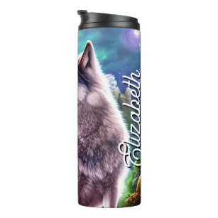 Personalised Name Mystic of the Wild Thermal Tumbler