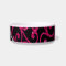 Personalised name neon hot pink glitter swirls
