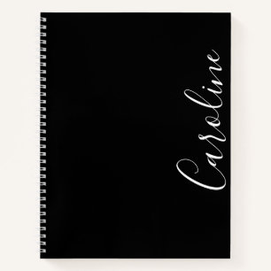 Personalised name Notebook stylish modern