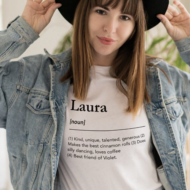 Personalised name noun definition custom for her T-Shirt (Creator Uploaded)