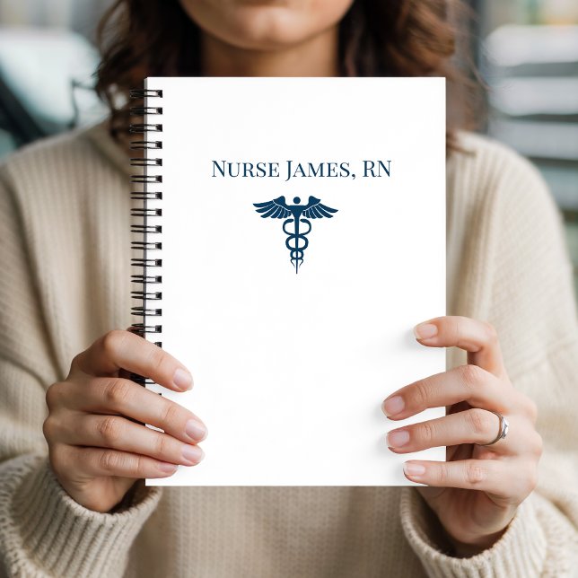 Personalised Name Nurse Journal Gift for RN NP PA (Personalized Journal Gift for Graduation Doctors Nurses Healthcare Professionals)
