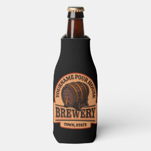Personalised NAME Old Oak Barrel Beer Keg Brewery  Bottle Cooler