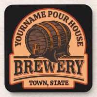 Personalised NAME Old Oak Barrel Beer Keg Brewery