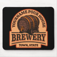 Personalised NAME Old Oak Barrel Beer Keg Brewery 
