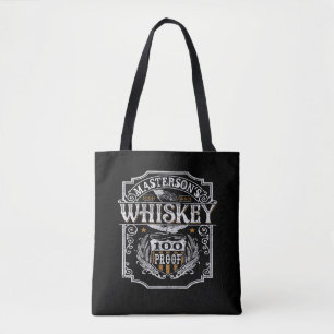 Personalised NAME Old West Whiskey Brewery Bar Tote Bag