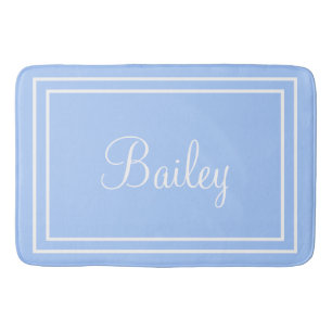 Personalised name or initial bath mat