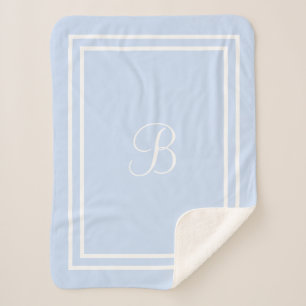 Personalised name or initial sherpa Blanket