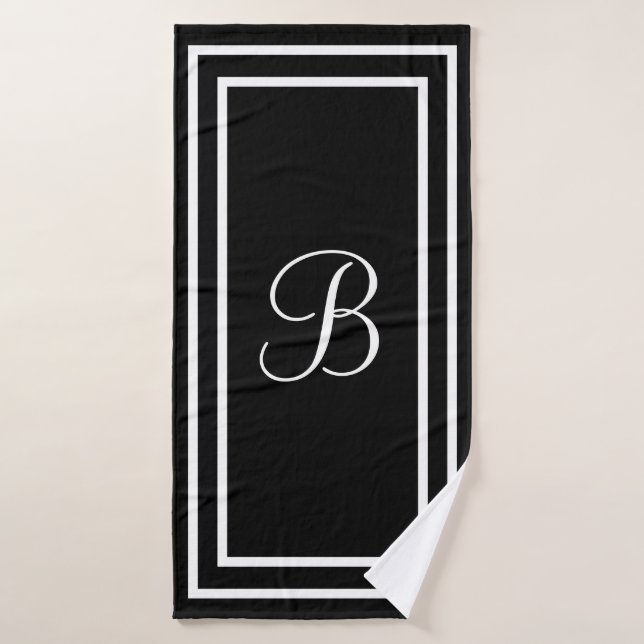 Personalised name or initial towel set (Bath Towel)