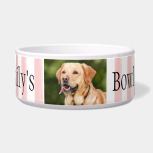 Personalised Name Photo Template Stripes Dog