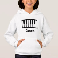 Personalised Name Pianist Piano Keys 