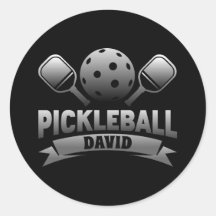 Personalised Name Pickleball Sticker