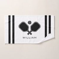 Personalised Name Pickleball White Stripes