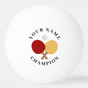 Personalised Name Ping Pong Ball
