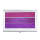 Personalised name pink and purple glitter