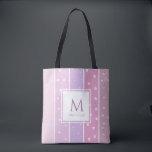 Personalised Name Pink bling cute tote bags<br><div class="desc">Personalised Name Pink bling Cute tote bag. This lovely design includes cute little stars, butterflies, flowers, hearts etc. Add your name by clicking personalised section and mark it yours.</div>