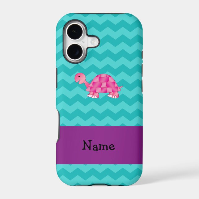 Personalised name pink turtle (Back)