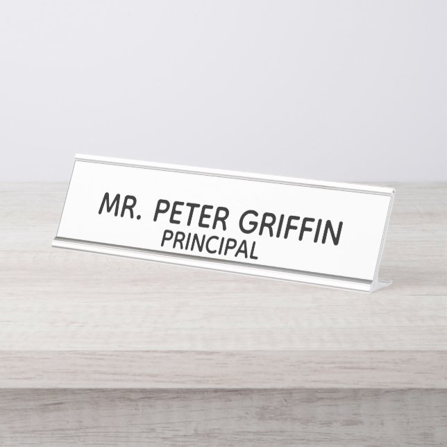 Personalised Name Plate (Front)