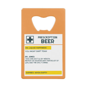 Personalised Name Prescription Beer