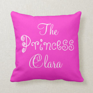 Personalised Name Princess Clara Pillow