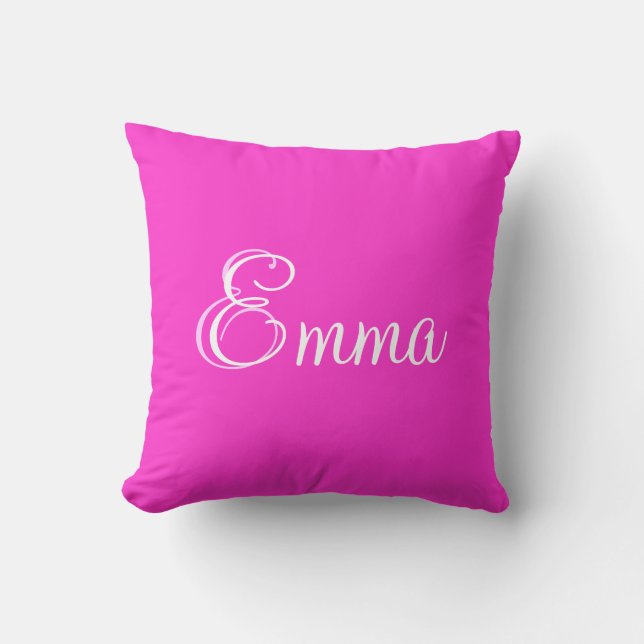 Personalised Name Princess Emma Pillow (Front)