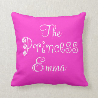 Personalised Name Princess Emma Pillow