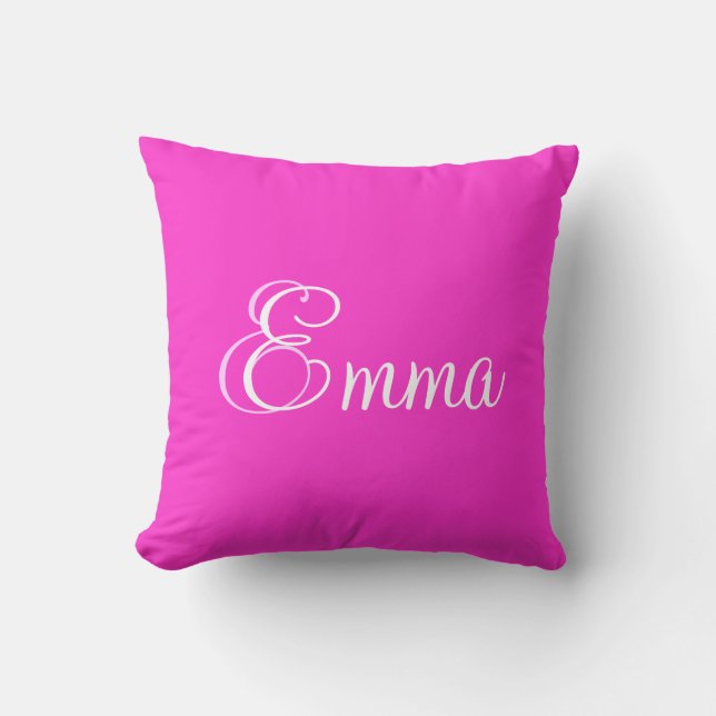 Personalised Name Princess Emma Pillow (Front)