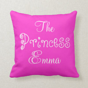 Personalised Name Princess Emma Pillow