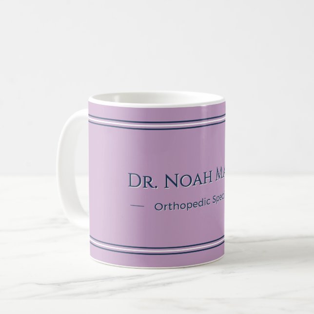 Personalised Name & Profession Coffee Mug (Front Left)