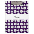 Personalised name purple volleyball balls
