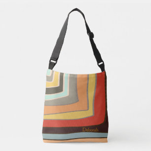 Personalised Name Random Colour Block Angles Crossbody Bag