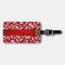 Personalised name red karate pattern
