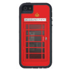 Personalised Name Red Telephone Box iPhone 5 Case