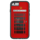 Personalised Name Red Telephone Box iPhone 6 case
