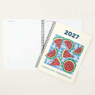 Personalised Name Retro Melon market design Planner