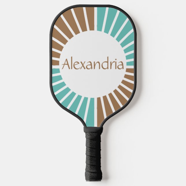 Personalised Name Retro Pickleball Paddle (Front)